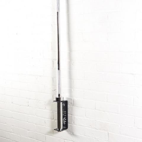 wall mounted olympic bar holder
