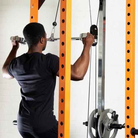 weightlifting pull down bar