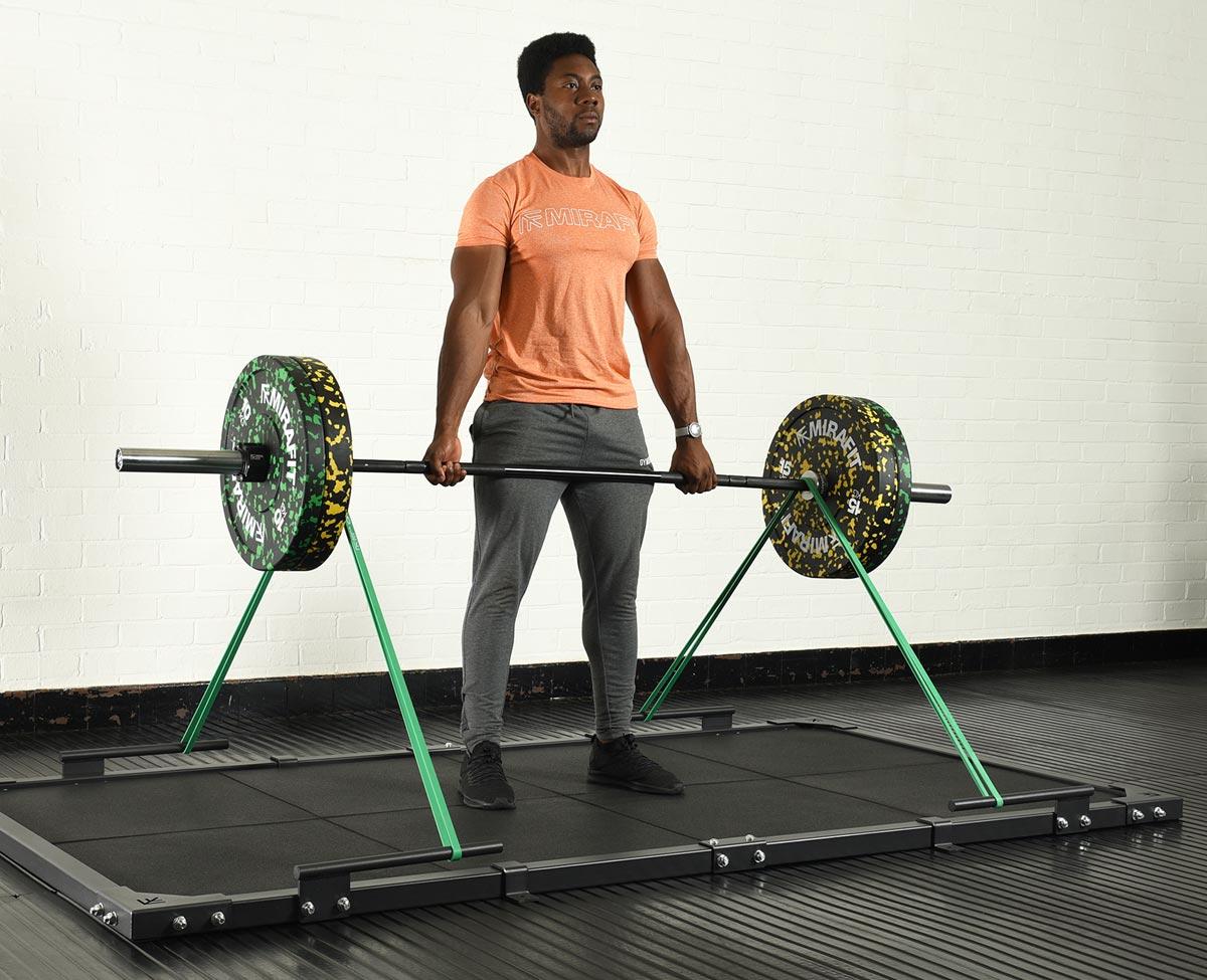 rubber deadlift platform