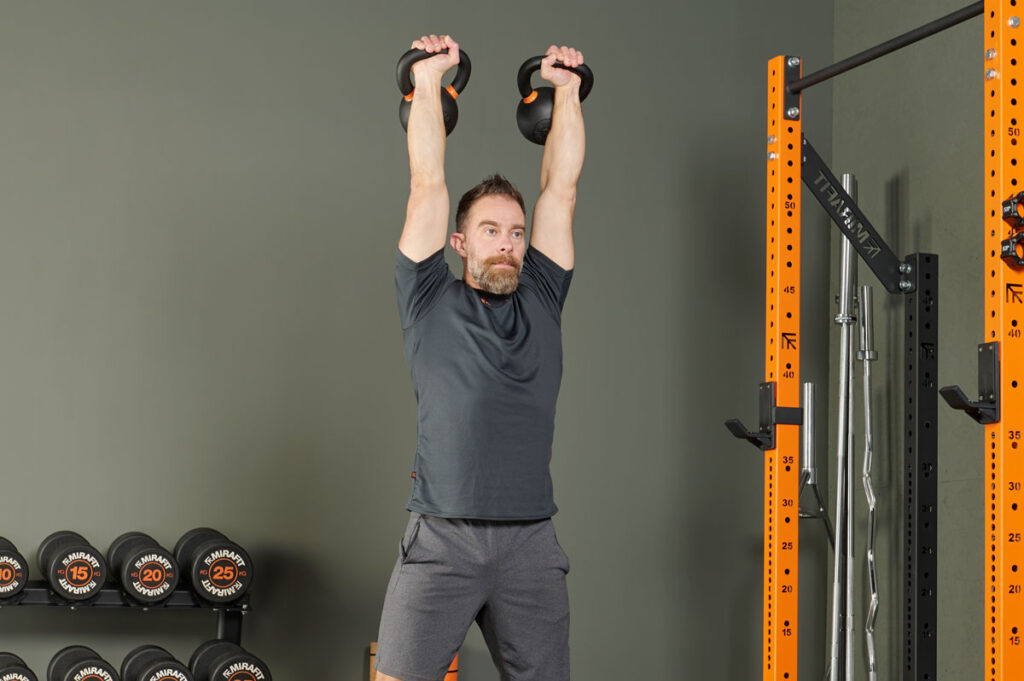 How to Do a Kettlebell Clean and Press Mirafit